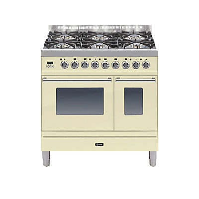 ILVE PDW906E3 Roma Freestanding Dual Fuel Range Cooker Cream ILVE PDW906E3 Roma Freestanding Dual Fuel Range Cooker Cream